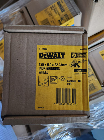 Grinding wheel DeWalt 5" x 1/4" x 7/8" T27