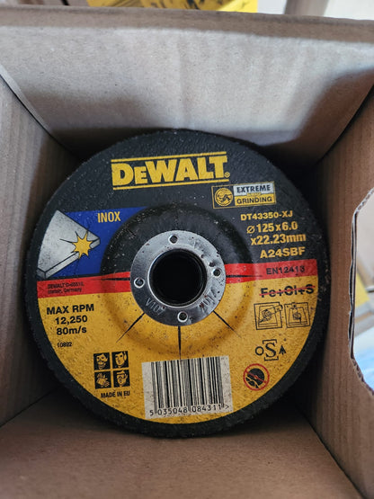 Grinding wheel DeWalt 5" x 1/4" x 7/8" T27