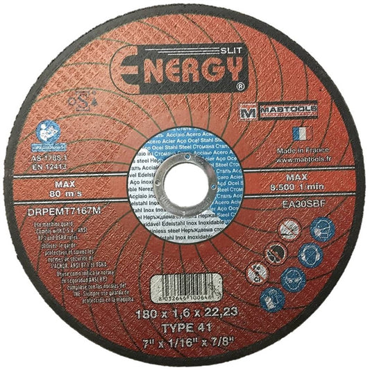 ENERGY Cut-off Wheel 7 X 1/16 X 7/8 T1