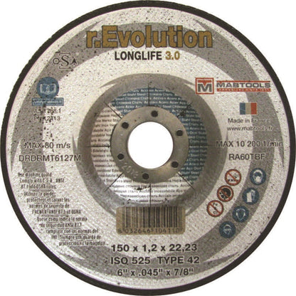 r.Evolution Cutting Wheel 6 X .045 X 7/8 T27