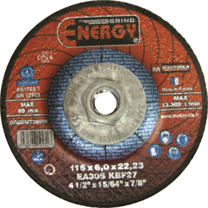 Meule ENERGY 4-1/2 X 1/4 X 7/8 T27 MS