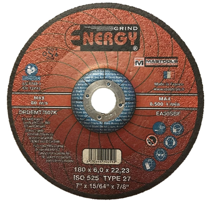 ENERGY Meule 7 X 1/4 X 7/8 T27 MS