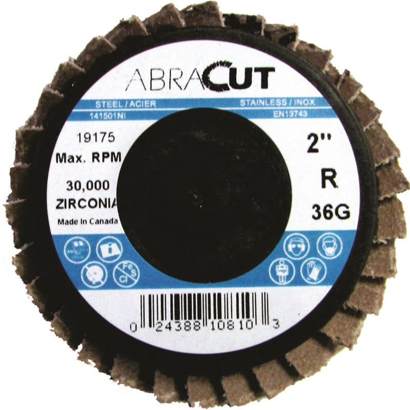 Zirconia Mini Flap Discs 2" Type R 36G