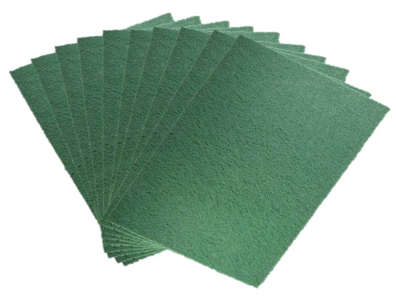 Hand Pads 6" x 9" Green General Purpose 320 Grit