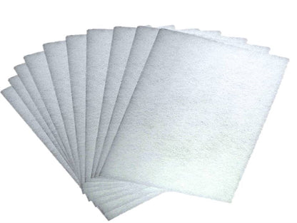 Hand Pads 6" x 9" White Cleaning