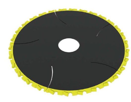 Danish tool 114 Carbide Reciprocating Cutting Discs YELLOW / BLACK LABEL 5" X 30T